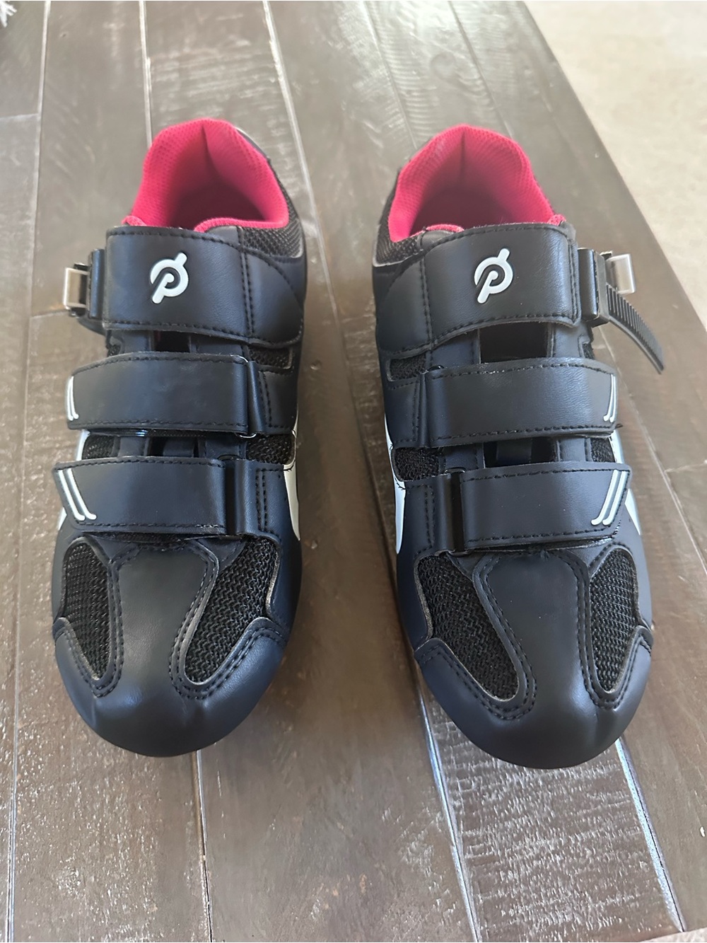 Peloton Black Cycling Shoes women US size 7.5